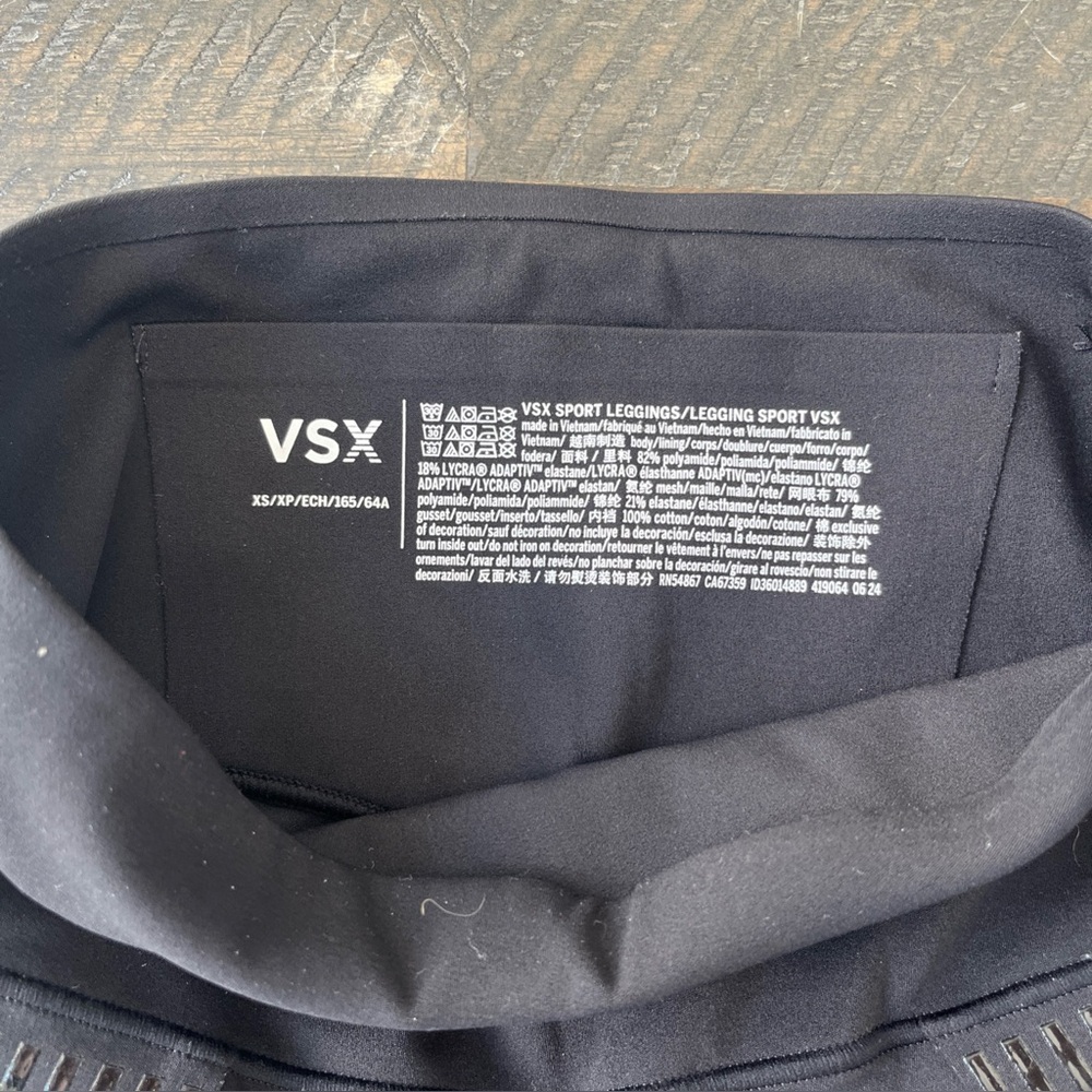VSX Elevator Refined Contours Legging in Black Lacquer Size XS - Picture 7 of 10